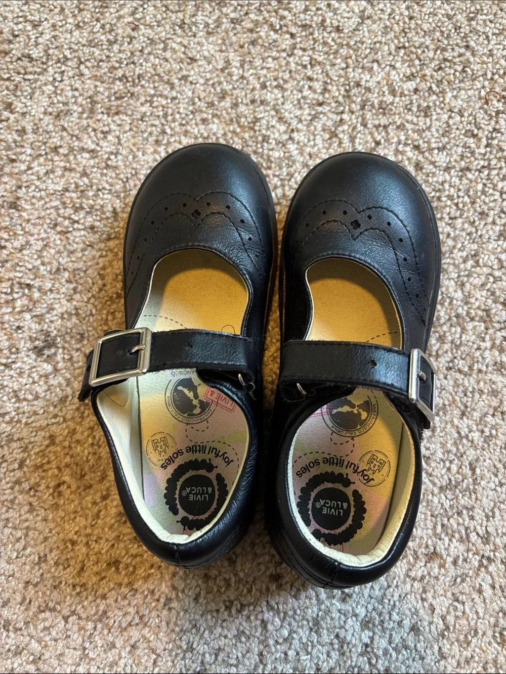 Livie & Luca Black Mary Jane Shoes Size 13 classic timeless minimalist school